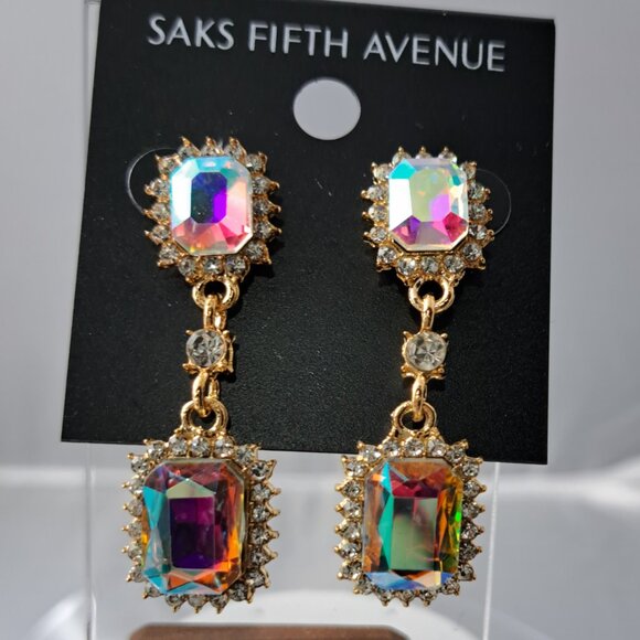 Saks Fifth Avenue Jewelry - Saks Fifth Avenue Iridescent Dangle Earrings